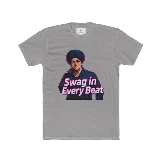 T-Shirt - Anime Punjabi Character with Swag in Every Beat Design