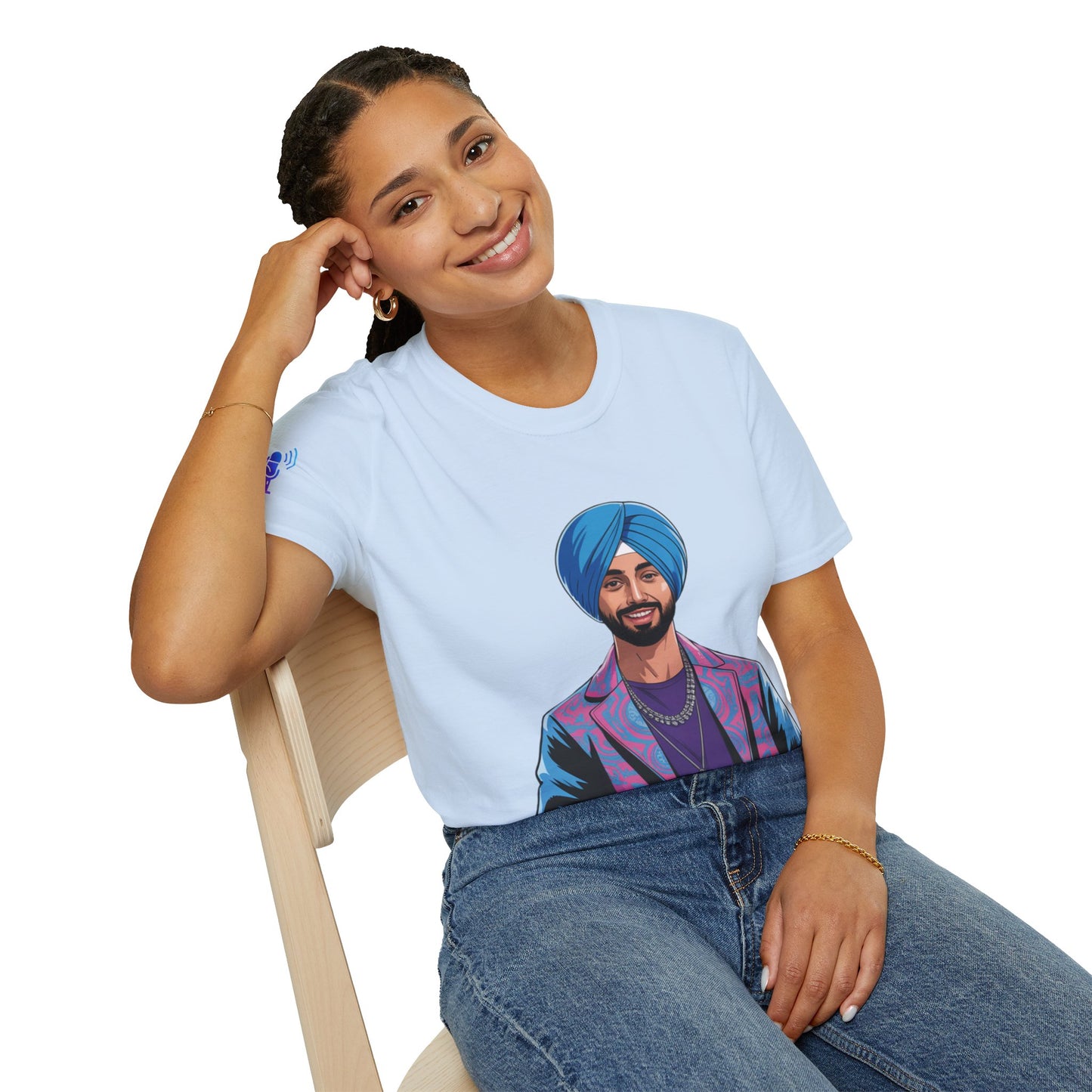 Vibrant Graphic Tee for Laid-Back Style, Unisex Softstyle T-Shirt, Artistic T-Shirt, Unique Gift