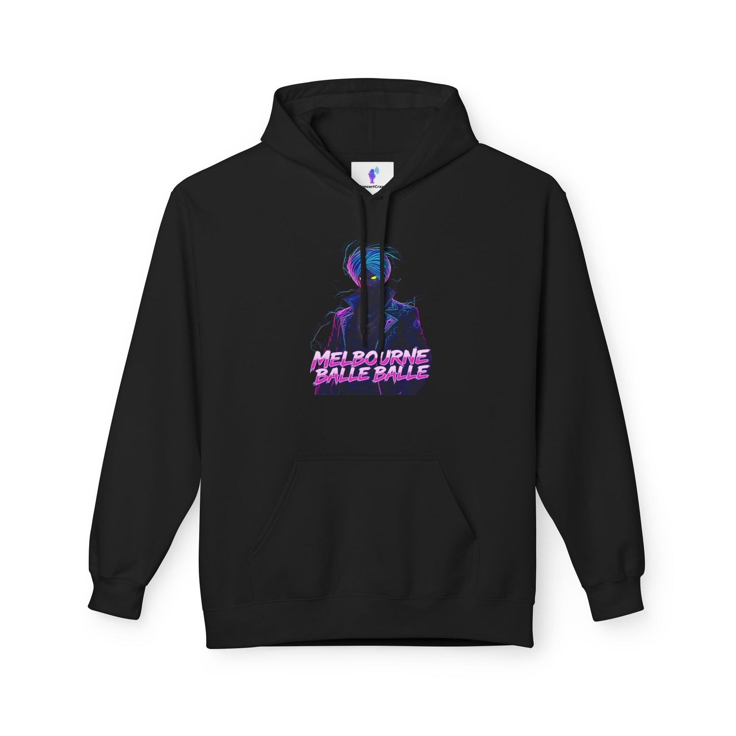 Melbourne Music Vibes Hoodie, Unisex Fleece, Chill Wear, Festival Apparel, Gift for Music Lovers