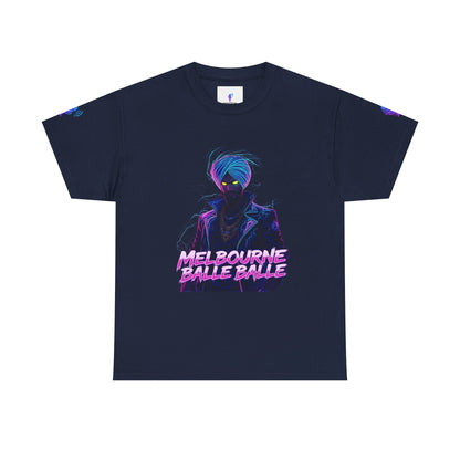 Melbourne Bhangra Unisex Heavy Cotton Tee, Graphic Tee, Gift for Dance Lovers, Streetwear