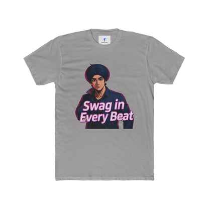 T-Shirt - Anime Punjabi Character with Swag in Every Beat Design