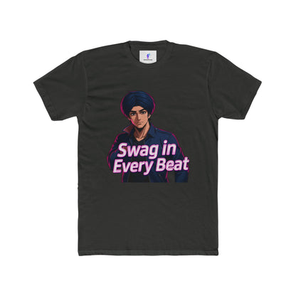 T-Shirt - Anime Punjabi Character with Swag in Every Beat Design