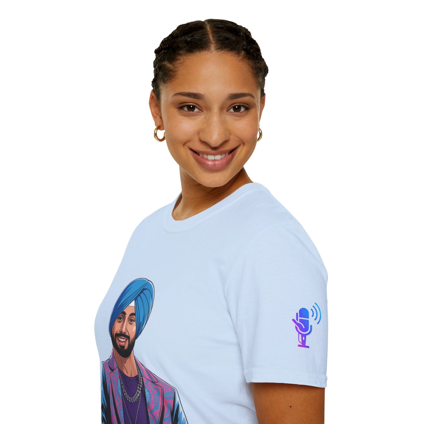 Vibrant Graphic Tee for Laid-Back Style, Unisex Softstyle T-Shirt, Artistic T-Shirt, Unique Gift