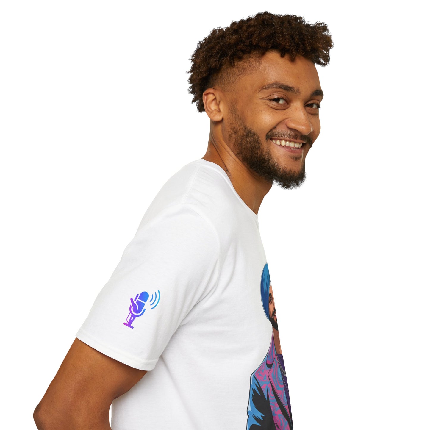Vibrant Graphic Tee for Laid-Back Style, Unisex Softstyle T-Shirt, Artistic T-Shirt, Unique Gift
