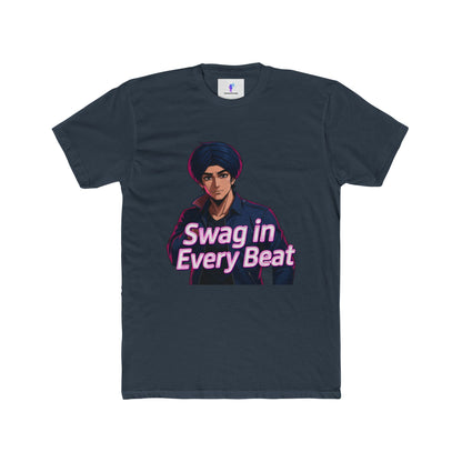 T-Shirt - Anime Punjabi Character with Swag in Every Beat Design