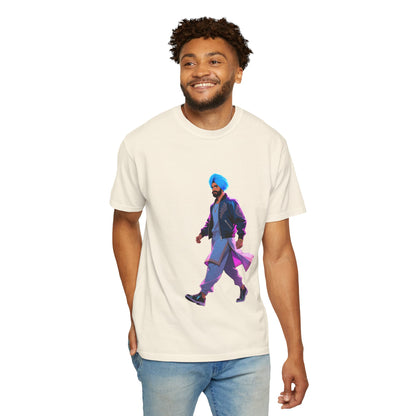Garment-Dyed T-shirt Anime Punjabi Character Swag On Stage Tee