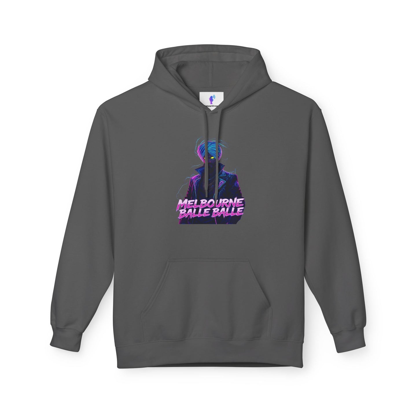 Melbourne Music Vibes Hoodie, Unisex Fleece, Chill Wear, Festival Apparel, Gift for Music Lovers