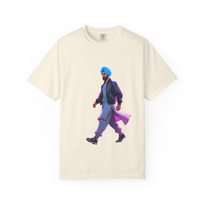 Garment-Dyed T-shirt Anime Punjabi Character Swag On Stage Tee