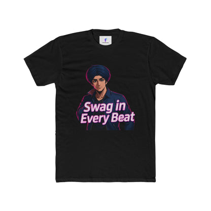 T-Shirt - Anime Punjabi Character with Swag in Every Beat Design