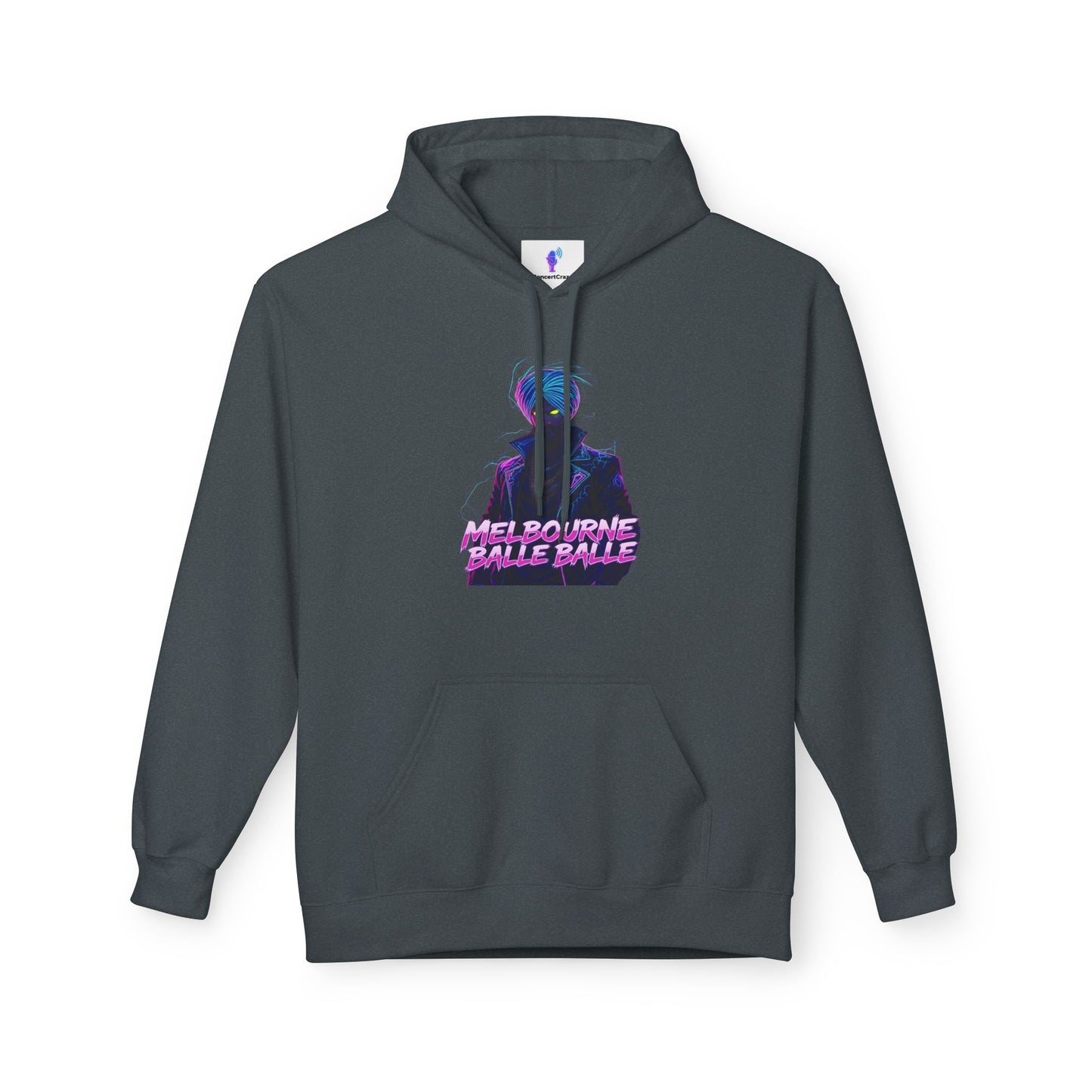 Melbourne Music Vibes Hoodie, Unisex Fleece, Chill Wear, Festival Apparel, Gift for Music Lovers