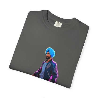Garment-Dyed T-shirt Anime Punjabi Character Swag On Stage Tee