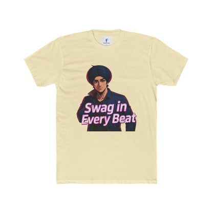 T-Shirt - Anime Punjabi Character with Swag in Every Beat Design