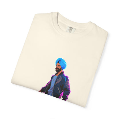 Garment-Dyed T-shirt Anime Punjabi Character Swag On Stage Tee