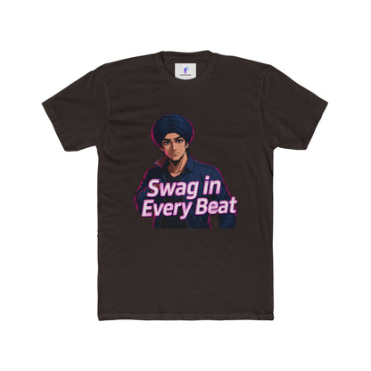 T-Shirt - Anime Punjabi Character with Swag in Every Beat Design